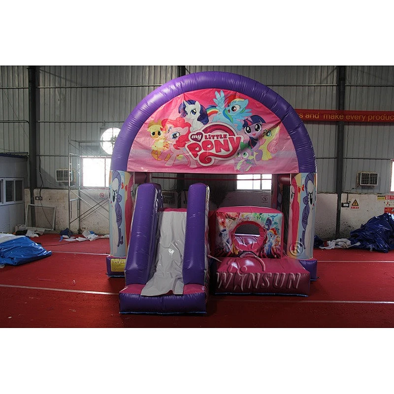 Ponies Jumping House With Slide