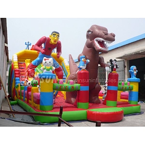 Inflatable slide