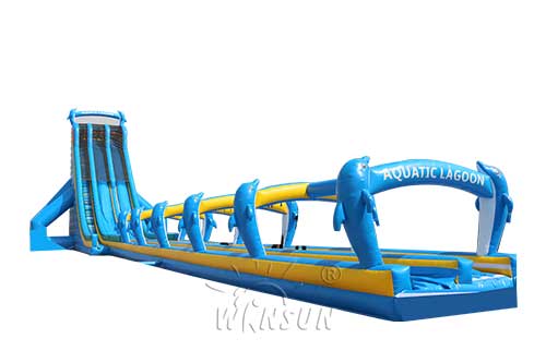 Blue Dolphin large water slide