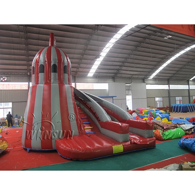 Helter Skelter Inflatable Slide