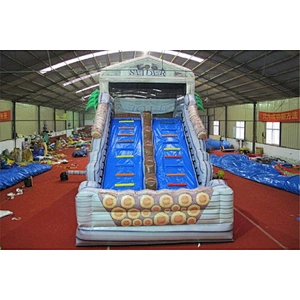 Inflatable slide