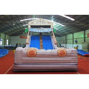 Inflatable slide