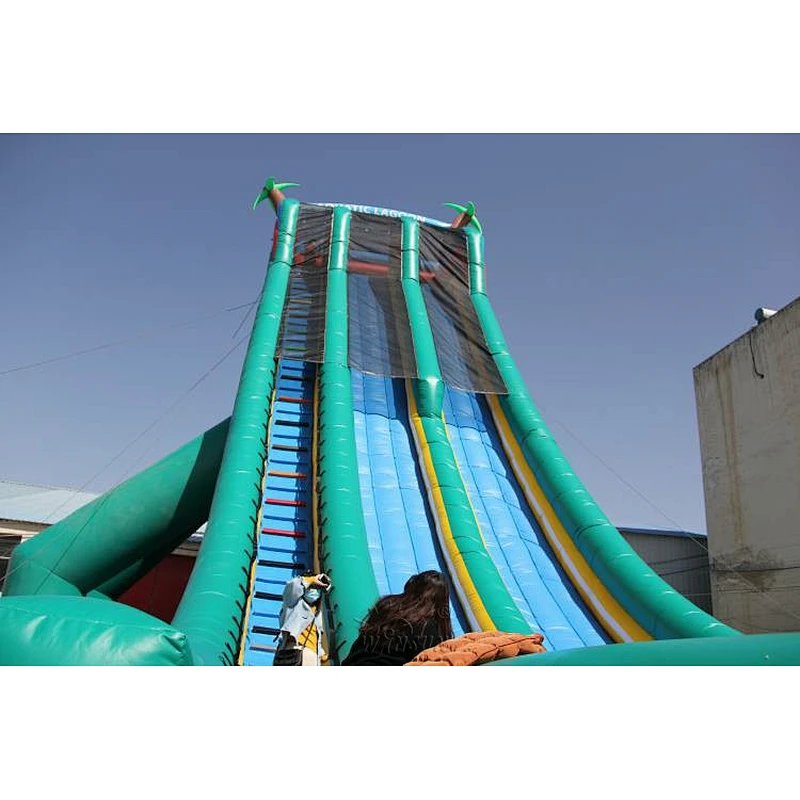Giant tropical rainforest slide