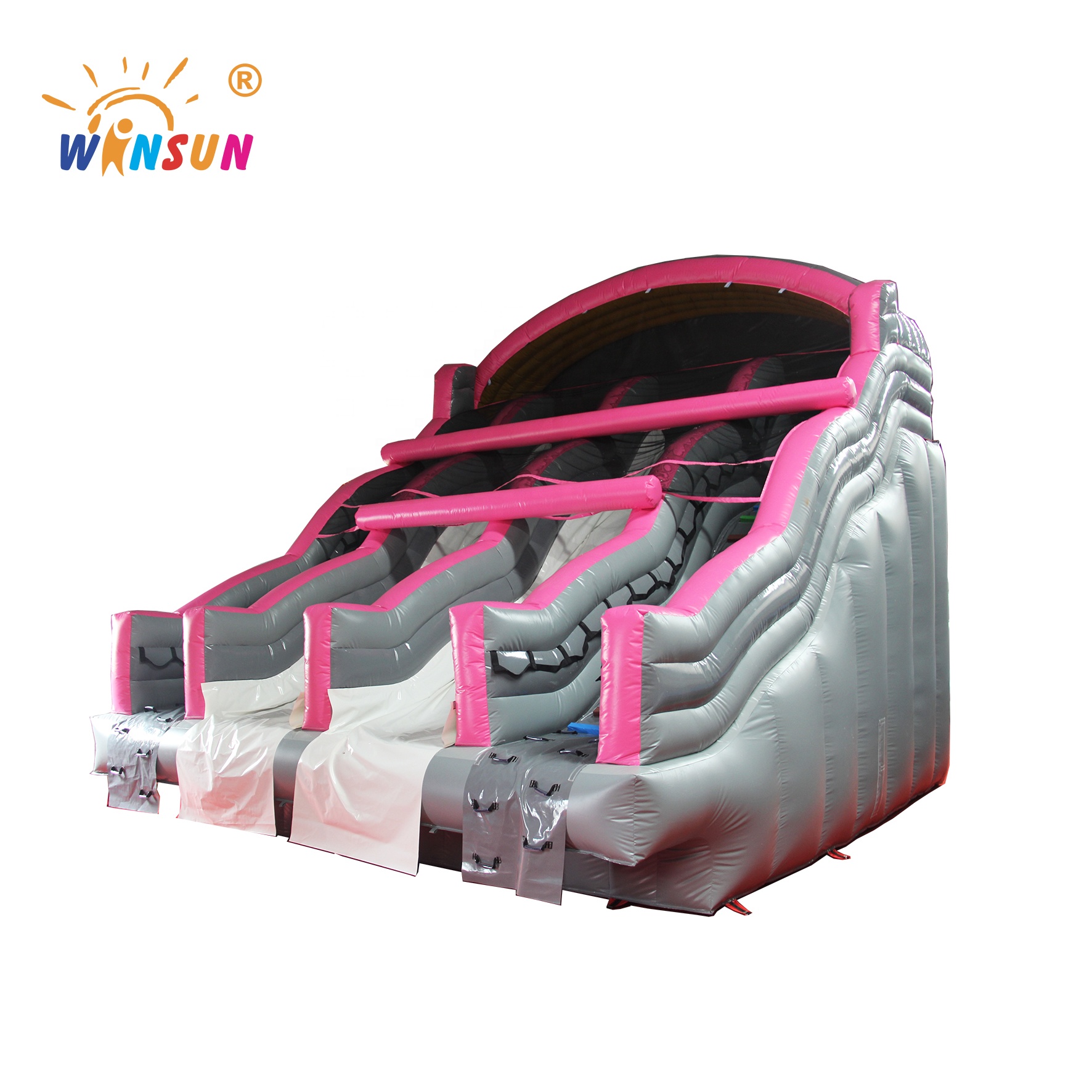 Four Lane Water Slide for Frame Pool