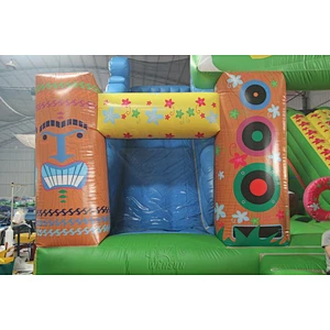 Hawaii themed inflatable combo