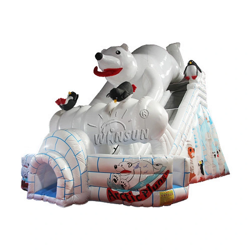 Inflatable Polar Bear Slide