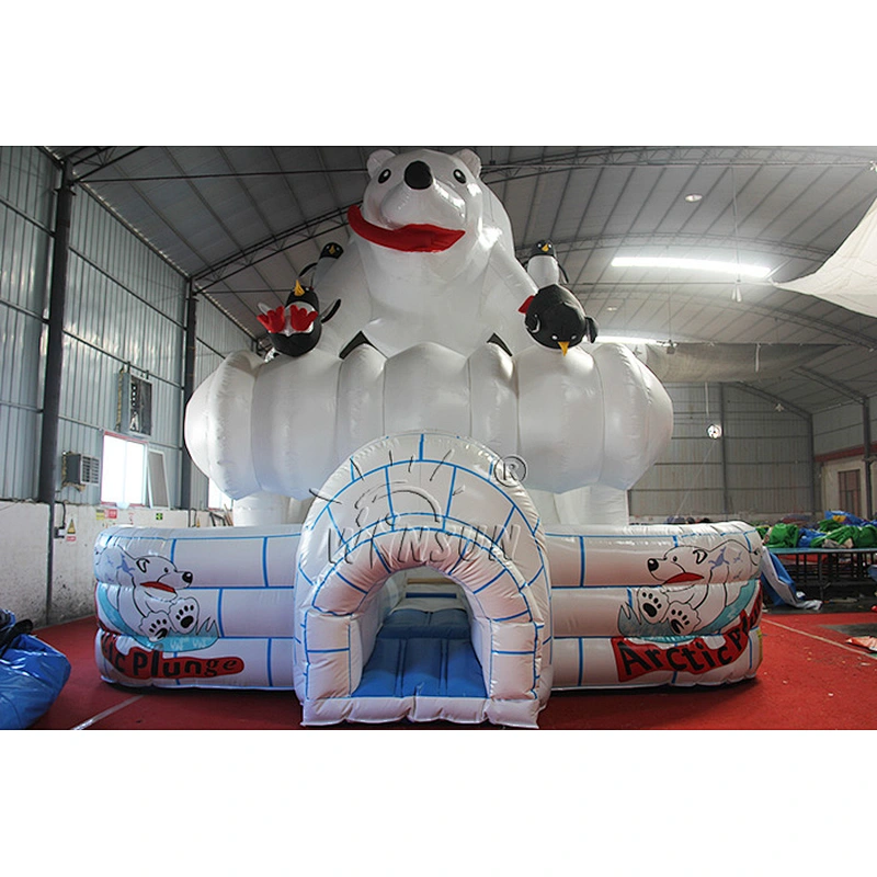 Inflatable Polar Bear Slide