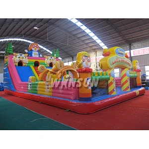Inflatable slide
