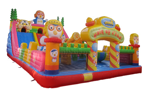 Inflatable slide