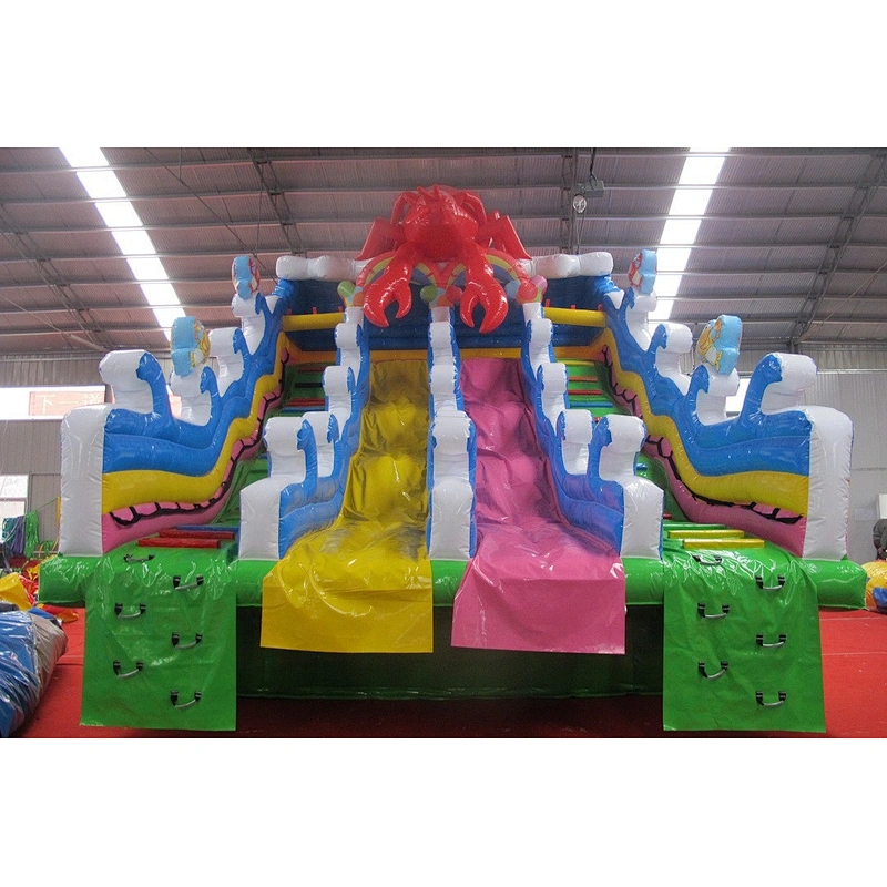 Four Lane Water Slide for pool
