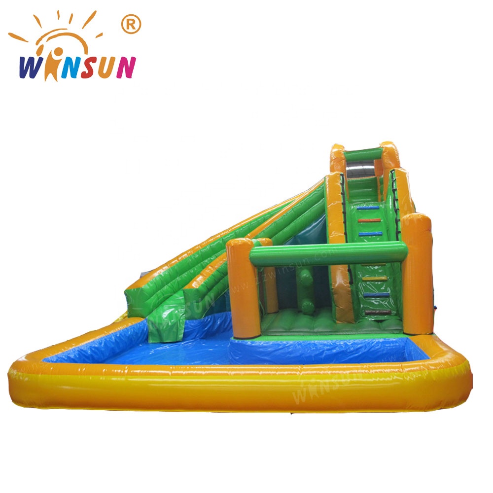 Inflatable pool slide