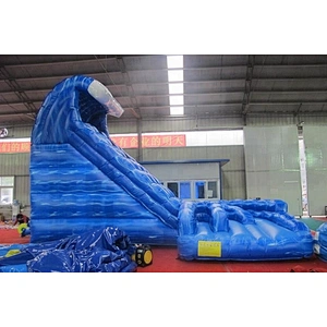 Inflatable water slide