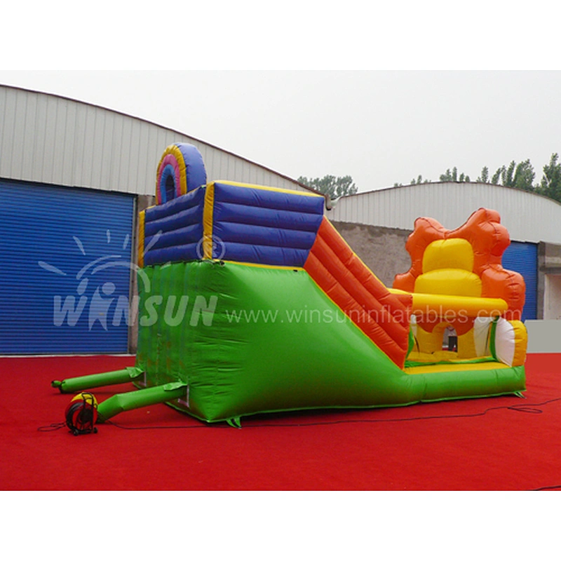 Inflatable slide