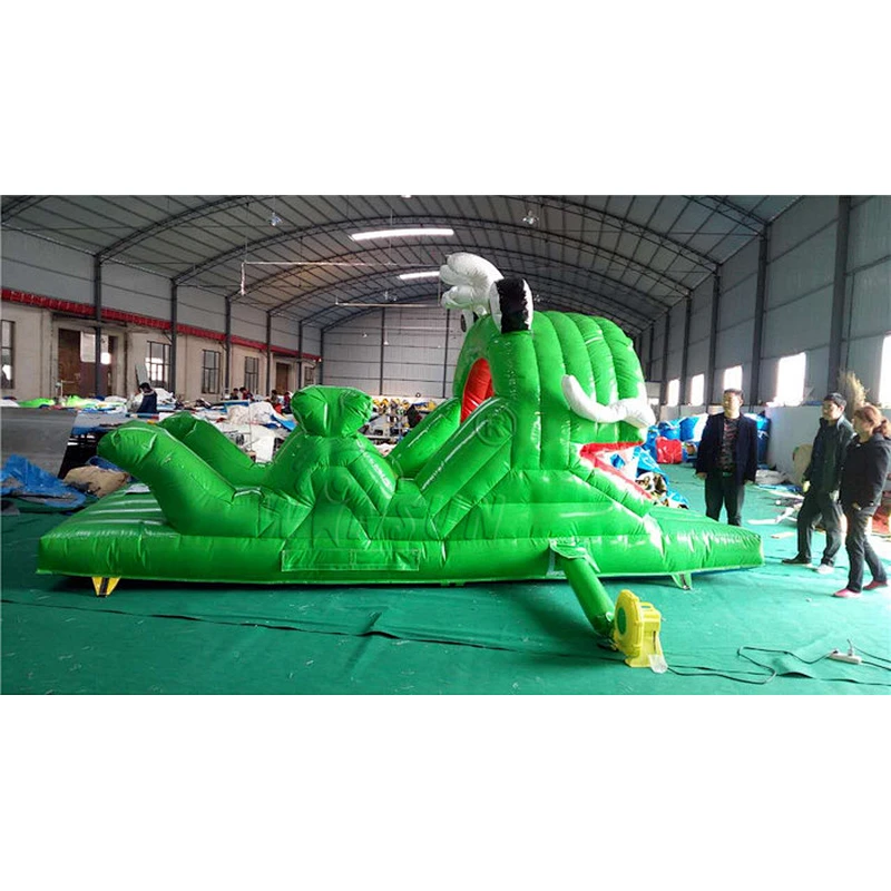 Inflatable Frog Slide For Kids