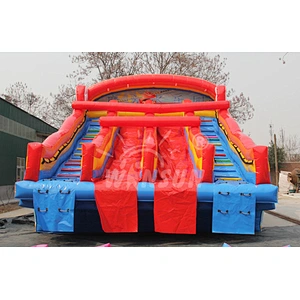 Inflatable water slide