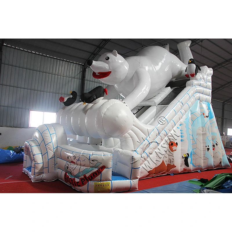 Inflatable Polar Bear Slide