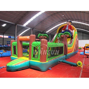 Pirate bounce house with slide