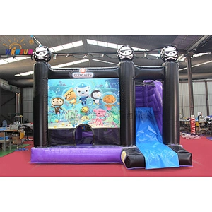 Octonauts Inflatable moonwalk with slide