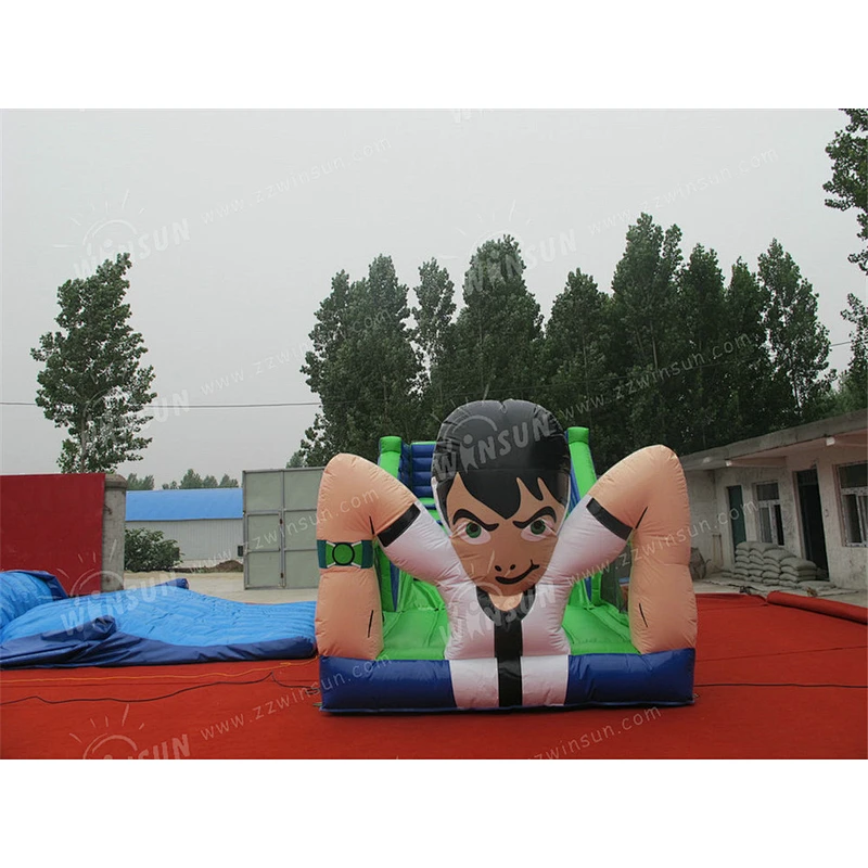 Inflatable slide