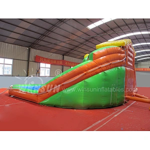 Inflatable water slide