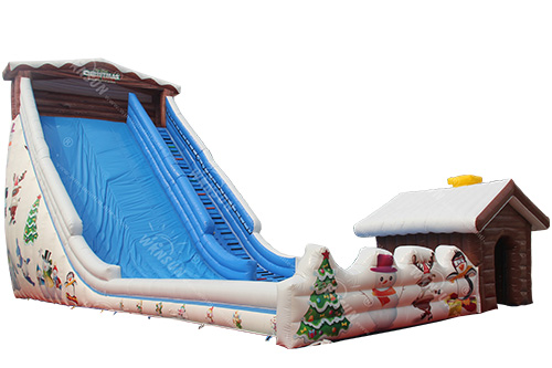 Inflatable Snow Tubing Slide