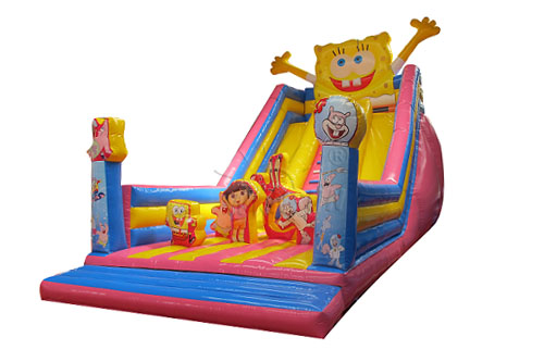 Spongbob inflatable slide