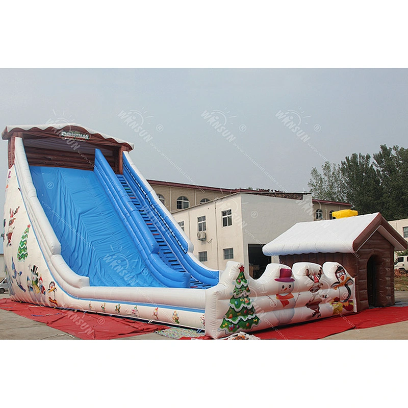 Inflatable Snow Tubing Slide