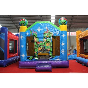 Cartoon Ninja Turtles Inflatable Bounce House