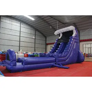 Blue Wave Slide with Slip N Pool