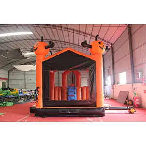 Halloween theme pumpkin grimace trampoline