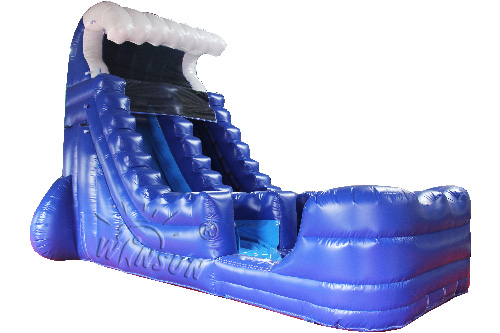 Inflatable Blue Wave Water Slide