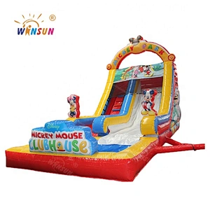 Inflatable water slide