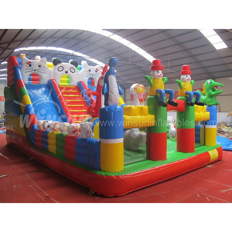 Inflatable slide