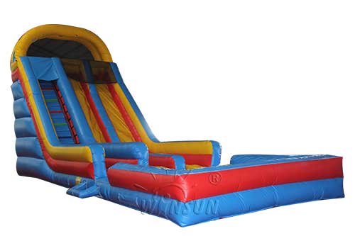 Inflatable Dry N Wet Slide with pool