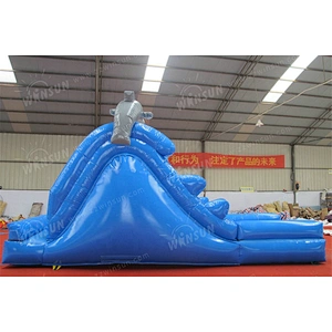 Inflatable water slide
