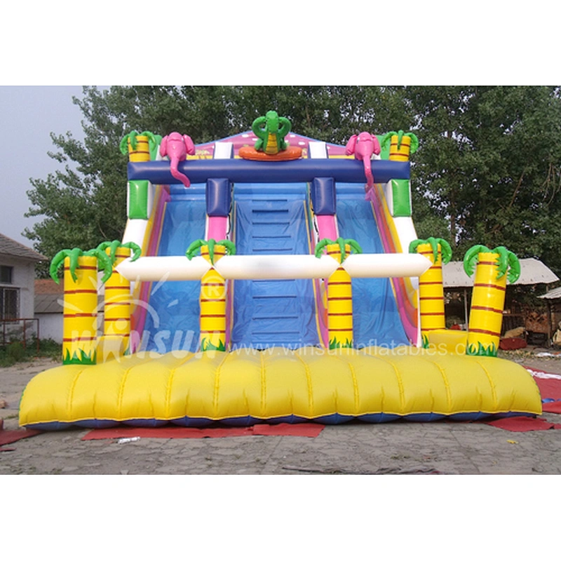 Inflatable slide