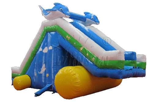 Inflatable water slide