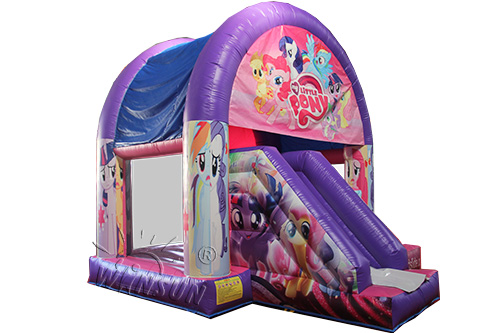 Ponies Jumping House With Slide