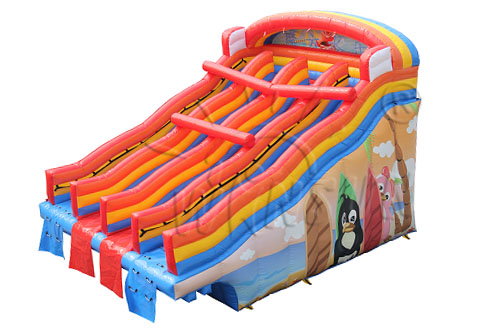 Inflatable water slide