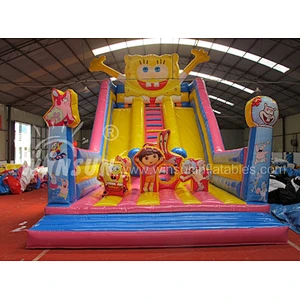 Spongbob inflatable slide