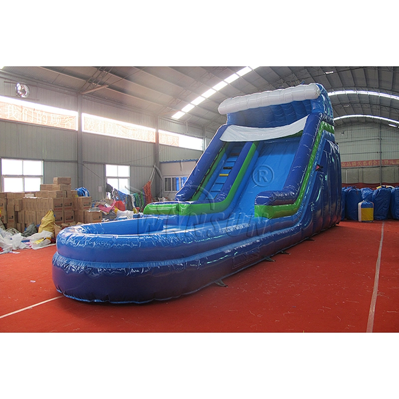 Inflatable water slide