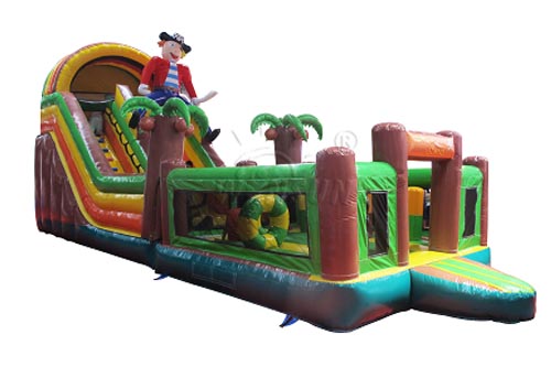 Pirate bounce house with slide
