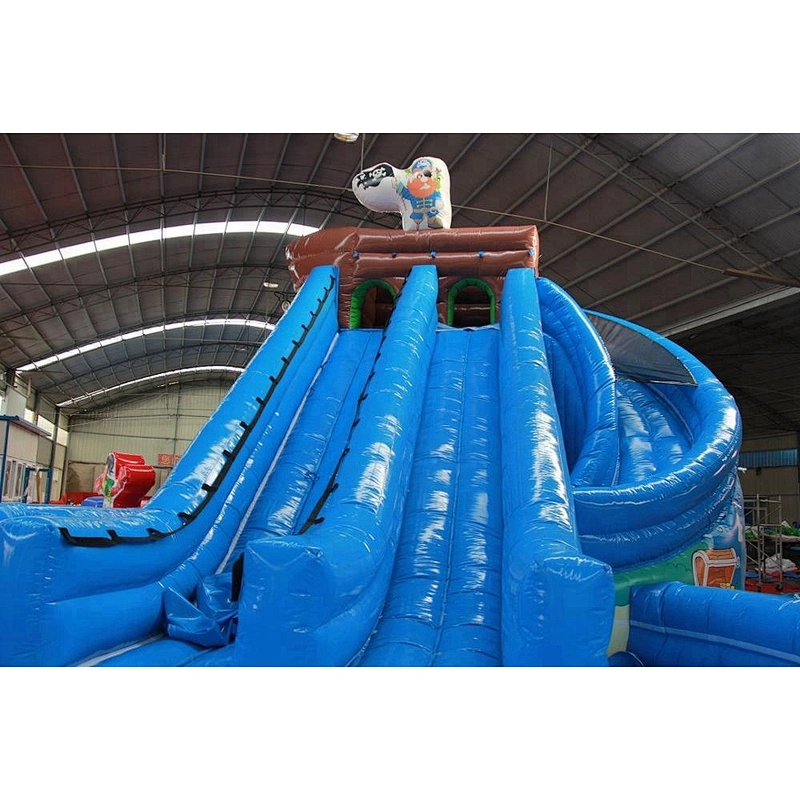 Pirate inflatable water slide