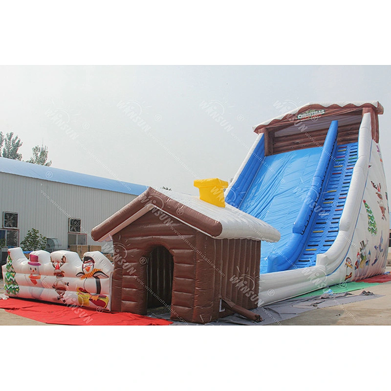 Inflatable Snow Tubing Slide