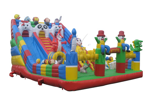 Inflatable slide