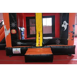 Halloween theme pumpkin grimace trampoline