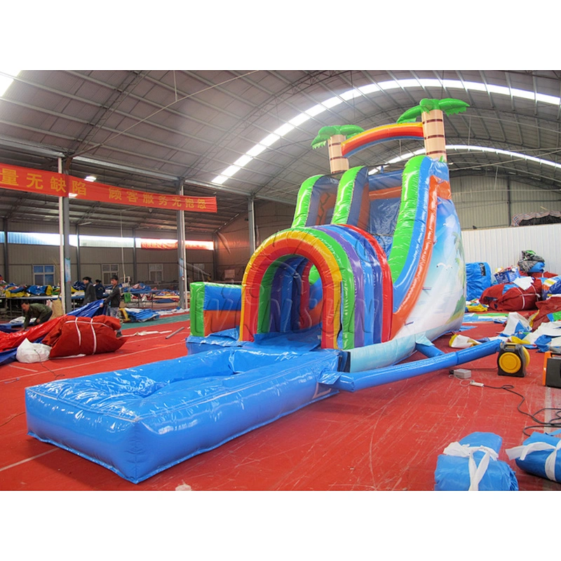 Funnel Tunnel Inflatable Water Slide