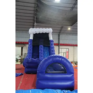 Blue Wave Slide with Slip N Pool