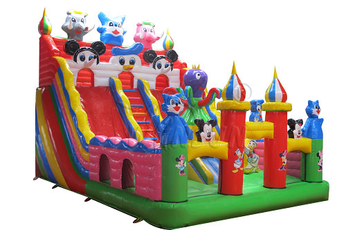 Inflatable slide