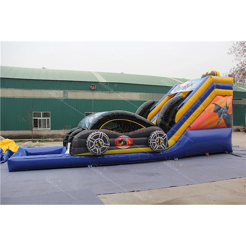 Batman Theme Inflatable Water Slide